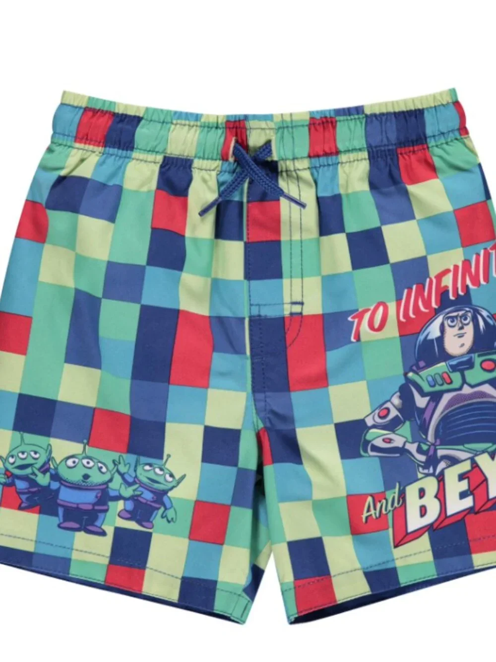 Toy Story Boys 2 Piece Rashguard and Swim Trunk Set
